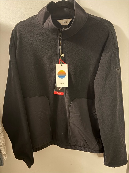 Vuori Jackets & Blazers - Vuori Black Women's Aspen Half-Zip Pullover